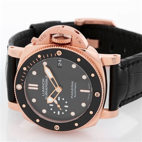 panerai submersi automatic|Panerai submersible 42mm rose gold.